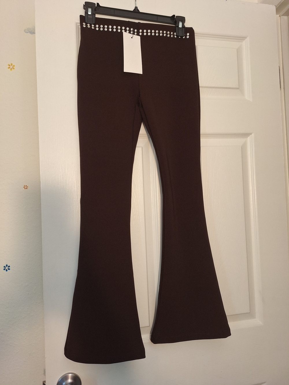 Zara  Flare Pants Brown Medium